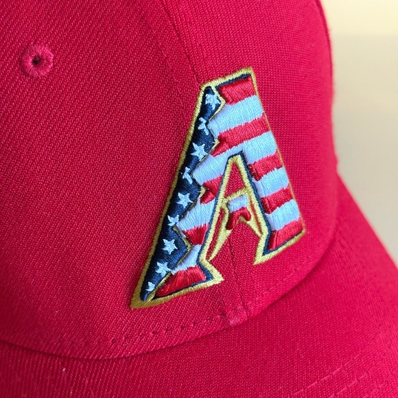 Arizona Diamondbacks New Era 2018 embroidered American Flag We The People Hat - Picture 4 of 16